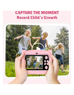 Cámara Instantánea para Niños 7SHAAARKS M2 24MP Rosa 2