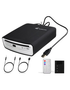 Reproductor de CD Portátil para Coche Ploveyy USB AUX 0.7kg