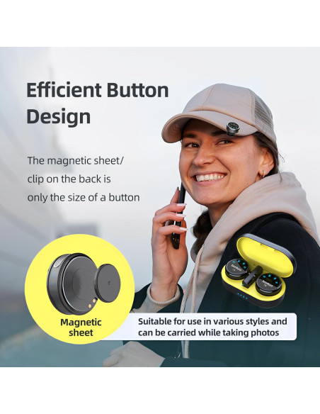 Micrófono Lavalier Inalámbrico Bonkyo S3 - Cancelación de Ruido, 20KHz