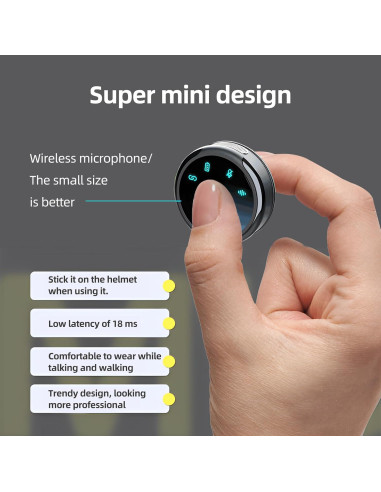 Micrófono Lavalier Inalámbrico Bonkyo S3 - Cancelación de Ruido, 20KHz