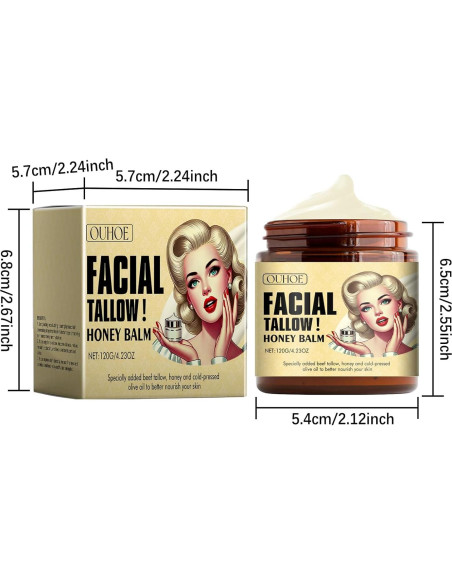 Bálsamo Facial Nutritivo Shantou 120 g - Hidratante y Calmante