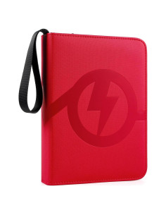 Carpeta de Tarjetas GEAoffice Rojo 400 Tarjetas 4 Bolsillos