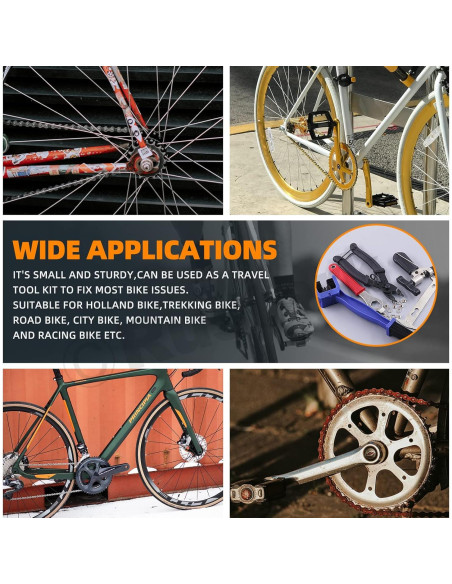 Kit de Herramientas de Reparación de Cadena Rustark 12 Piezas