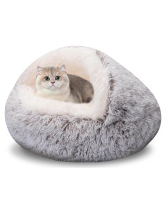 Cama para Gato y Perro Pequeño GOSALISU - Cueva Acogedora 50.8 cm