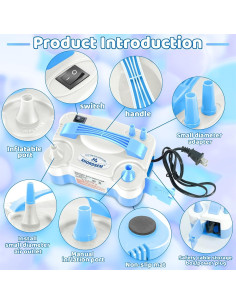 Bomba de Aire Eléctrica Anordsem para Globos - Inflado Rápido 2