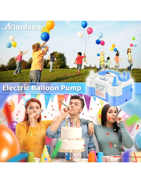 Bomba de Aire Eléctrica Anordsem para Globos - Inflado Rápido