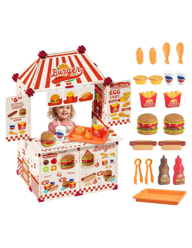Conjunto de Juego de Hamburguesa KOALA DIARY 21 Piezas