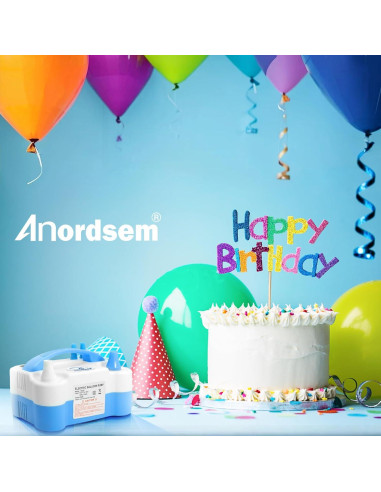 Bomba de Aire Eléctrica Anordsem para Globos - Inflado Rápido
