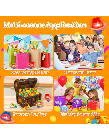 24 Trompos Iluminados Thremhoo para Niños 3-12 Años