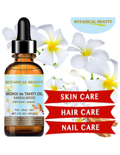 Aceite de Sándalo Monoi de Tahiti 100% Puro 60 ml - Cuidado Piel y Cabello 2