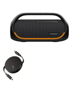 Cable Retráctil USB Tipo-C BoxWave 240W para Altavoz Tronsmart