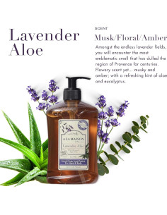 Jabón Líquido de Manos y Cuerpo A La Maison Aloe y Lavanda 500ml x2 2