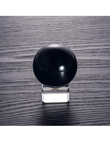 Bola de Cristal K9 LONGWIN 40mm Fengshui Negra