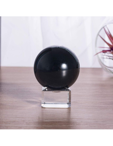Bola de Cristal K9 LONGWIN 40mm Fengshui Negra