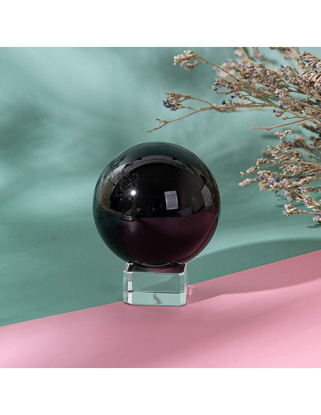 Bola de Cristal K9 LONGWIN 40mm Fengshui Negra