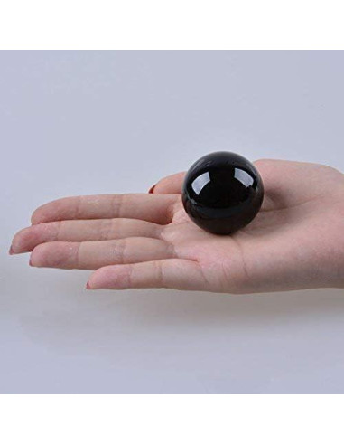 Bola de Cristal K9 LONGWIN 40mm Fengshui Negra