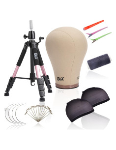 Cabeza de Peluca de Corcho GEX 55 cm con Trípode Ajustable