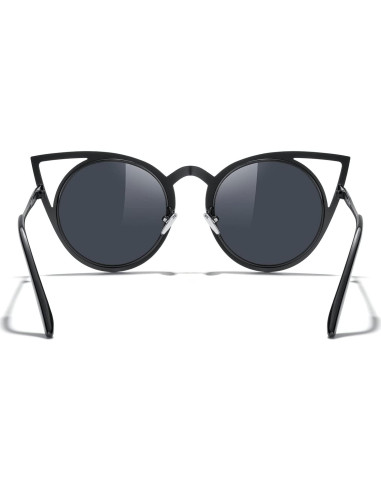 Gafas de sol MERRY'S estilo gato con lente espejo 50mm