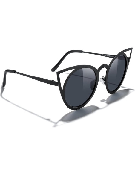 Gafas de sol MERRY'S estilo gato con lente espejo 50mm