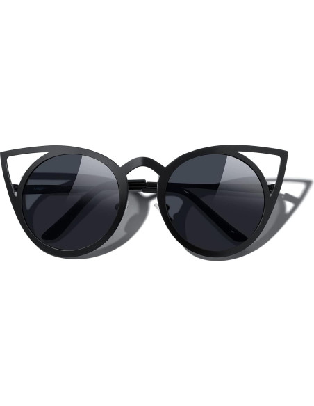 Gafas de sol MERRY'S estilo gato con lente espejo 50mm