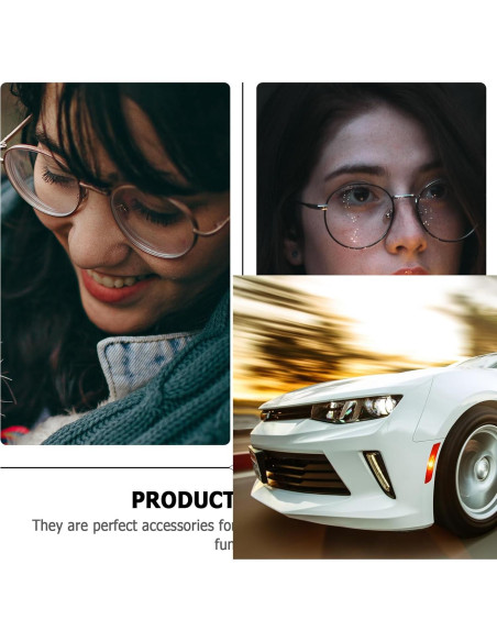 Cadena de Gafas Healifty 2 Piezas Oro y Plata Antideslizante Cadena de Gafas Healifty 2 Piezas Oro y Plata Antideslizante