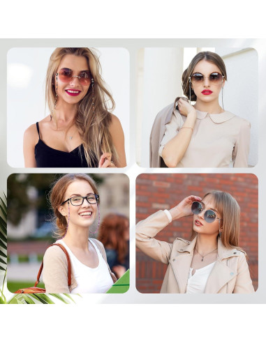 Cadena de Gafas Konohan 7 Pcs Soporte Ajustable Multicolor