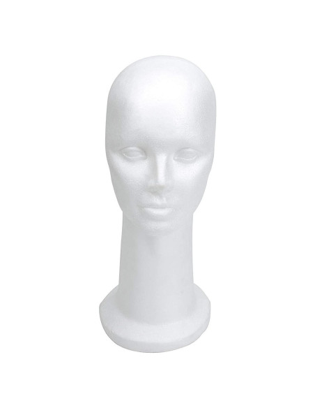 Cabeza de Maniquí de Espuma BHD BEAUTY 38.1 cm Blanca