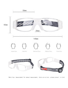 Gafas de Deporte SooGree con Lentes Removibles y Correa Ajustable 2