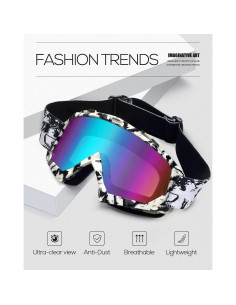 Gafas de Motocross BATFOX F816 UV400 para Adultos 2