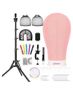 Soporte de Peluca Tripode Beauty Star 63" con Cabeza Lona 22"