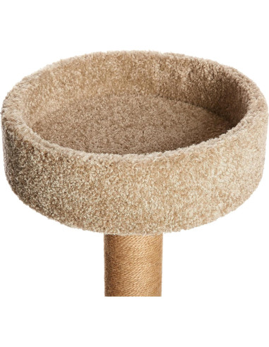 Árbol para Gatos Amazon Basics Mediano 80 cm con Postes para Rascar