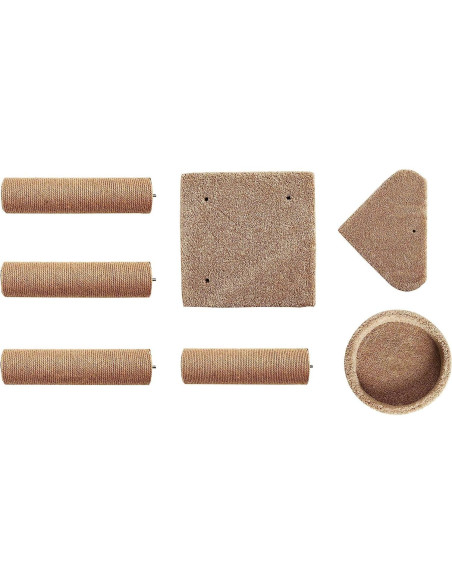 Árbol para Gatos Amazon Basics Mediano 80 cm con Postes para Rascar