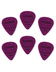 Púas de Guitarra PickWorld HG6D-6 1.14mm Color Púrpura
