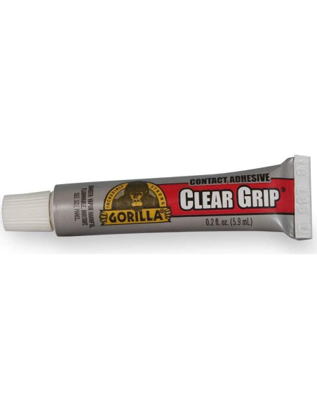 Adhesivo de contacto Gorilla Clear Grip 4 tubos 5.67 ml transparente