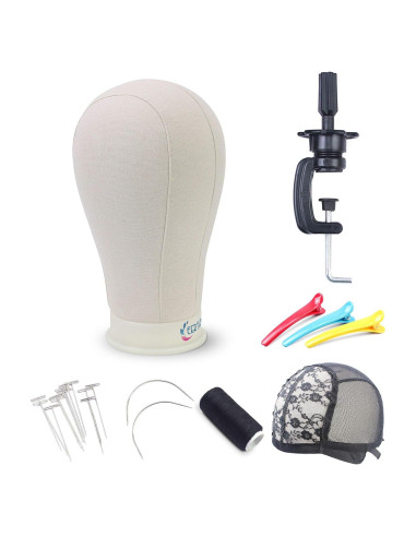 Cabeza de Bloque de Lona Eerya 22 Pulgadas Marrón Claro