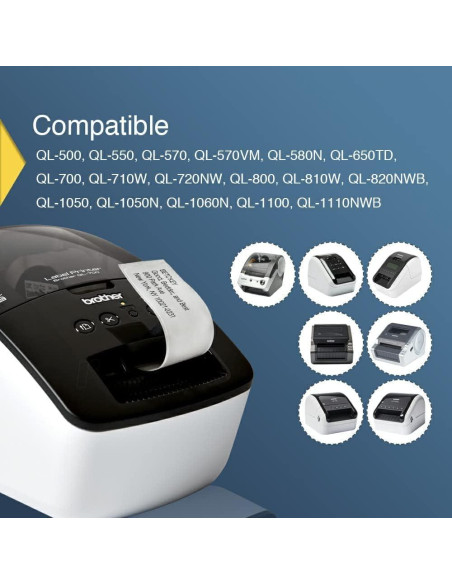 Etiquetas de Carpeta BETCKEY DK-1203 - 20 Rollos 6000 Etiquetas