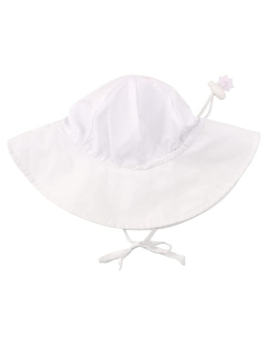 Sombrero de sol RuffleButts para bebés 0-6 meses UPF 50+
