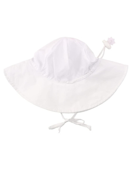 Sombrero de sol RuffleButts para bebés 0-6 meses UPF 50+