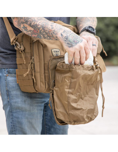 Bolsa de Desechos de Pañales Táctica TBG - Marrón Coyote