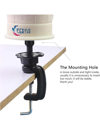 Cabeza de Bloque de Lona Eerya 22 Pulgadas Marrón Claro