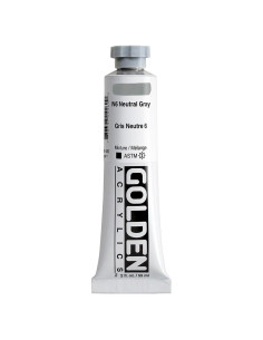 Pintura Acrílica Profesional Golden N6 Gris Neutral 60 ml