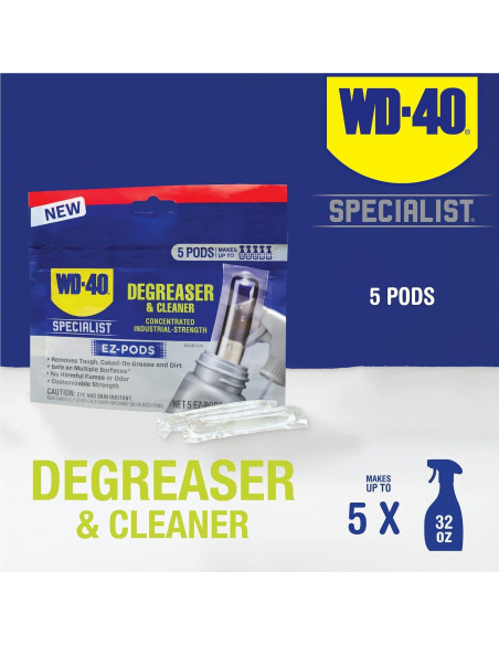 Desengrasante y Limpiador Multi-Superficie WD-40 EZ-PODS 5 Unidades