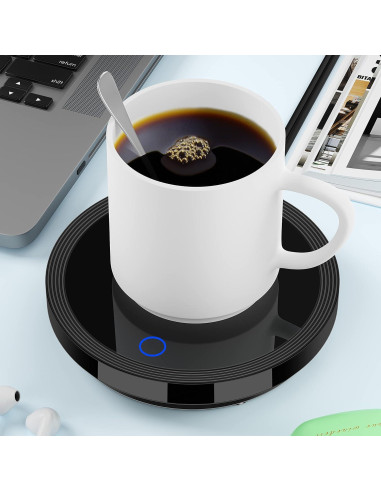 Calentador de Tazas Eléctrico Apwche Negro con Sensor Automático