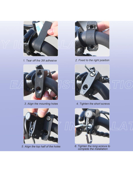 Candado Antirrobo para Casco de Motocicleta NYTKL con 2 Llaves