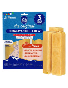 Masticables de Queso de Yak Himalayo con Sabor a Tocino - 3 Unidades