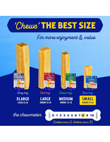 Masticables de Queso de Yak Himalayo con Sabor a Tocino - 3 Unidades