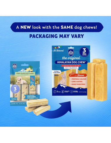 Masticables de Queso de Yak Himalayo con Sabor a Tocino - 3 Unidades