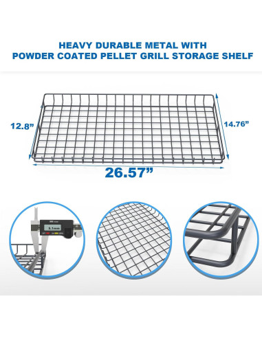 Estante Inferior de Parrilla Traeger Pro Series 22/575 - Metal Duradero