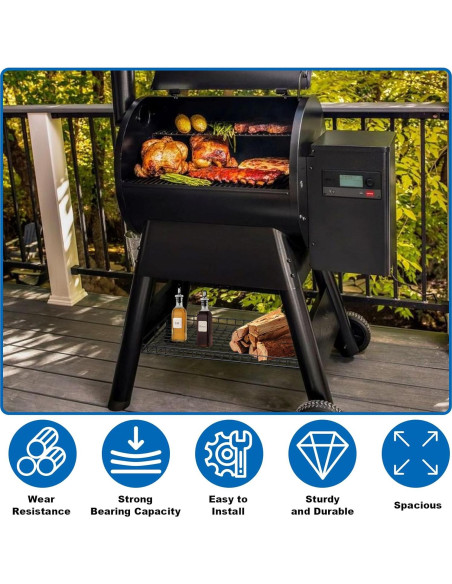 Estante Inferior de Parrilla Traeger Pro Series 22/575 - Metal Duradero