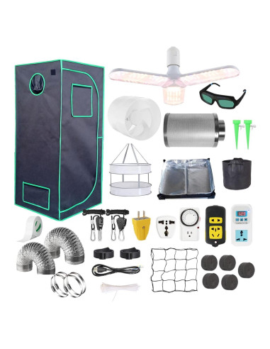 Kit Completo Carpa de Cultivo iMeshbean 61x61x140cm LED 38W